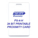 Printable 34 bit Proximity Card - 100 pack